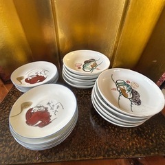 レトロ　旧家蔵出品　銘々皿　
20枚まとめて売りの画像