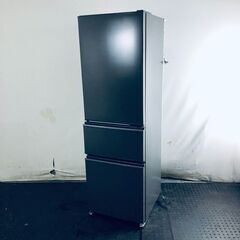 ID:rg220042 【自社配送エリア内限定】三菱 MITSUBISHI 冷蔵庫 ファミリー 中古 2021年製 3ドア 300L マットチャコール ファン式 右開き MR-CX30G-H  【リユース品：状態B】【送料無料】【設置費用無料】