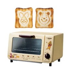 プーさん、ピグレット柄のトースターになるオーブントースター
