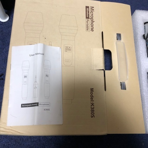 Microphone K380S.  ワイアレス　ポータプル
