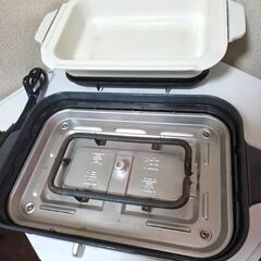 美品2020年製　BRUNO コンパクトホットプレート　チャコール　グレーの画像