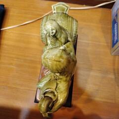 しがらき焼　干支　猿　置物の画像
