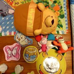 ☆くまのプーさんセット☆てあそびいっぱいボックスにへんしんジム☆ミニメリー☆の画像