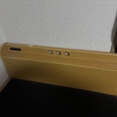 収納付きベッドフレーム シングルベッド用の画像