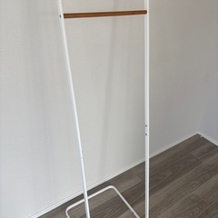 【美品】ACTUS ヤマザキ　ハンガーラック　ホワイト