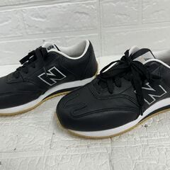 ニューバランス W320J BK 23cm New Balance スニーカー US6 ブラック 現状品 札幌市 白石区 東札幌の画像