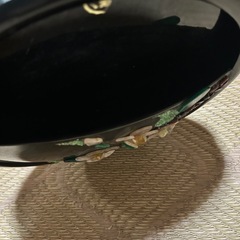 天然石 花モチーフ 丸型装飾品の画像