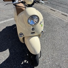 (譲り先決定)ヤマハ　ビーノ　人気色アイボリー　小傷あり