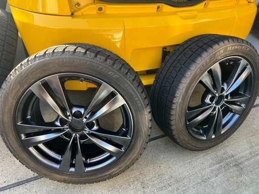 極美品エクリプス プリウスαジェイドレヴォーグストリーム7J 5H114.3215/50R17スタッドレス