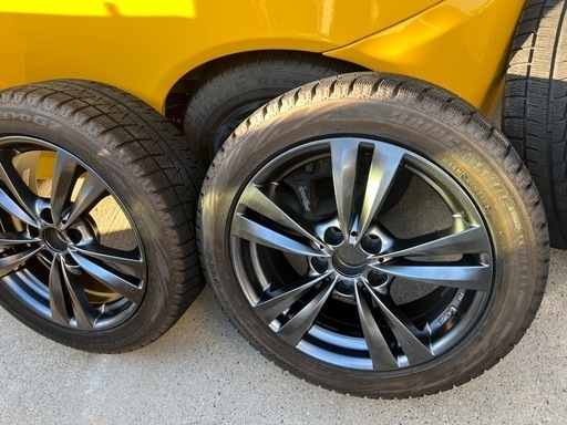 極美品エクリプス プリウスαジェイドレヴォーグストリーム7J 5H114.3215/50R17スタッドレス