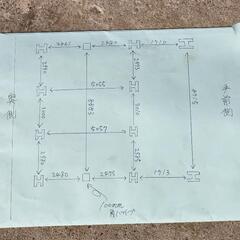 鉄骨倉庫の骨組み一式　中古　①の画像