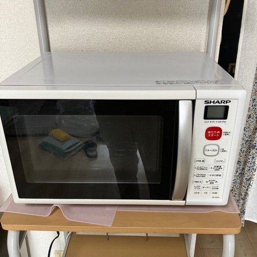 sharp 電子レンジ　オーブン、トースター機能付き