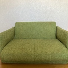 ソファベッド　1〜2人用　グリーン
