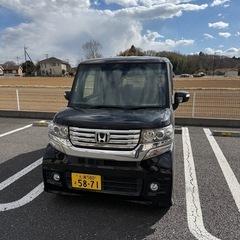 Nboxカスタム　バックモニタードラレコ付　スライドドア付