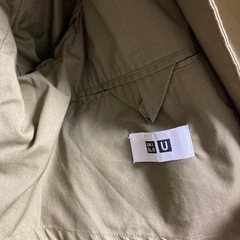 UNIQLO U コート　カーキ　の画像