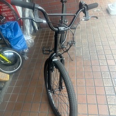 24インチ　BMX風　シングルギア　ブラックの画像
