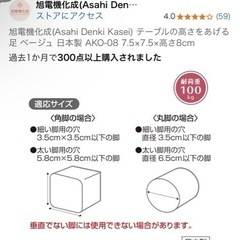 机や台の高さ出し 追加足の画像