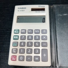 CASIO SL-310ET 電卓 二重電源