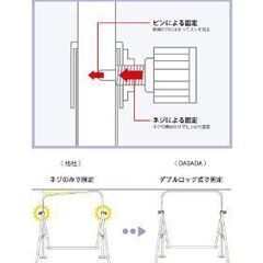 室内　鉄棒　高さ調節可能　イエローの画像