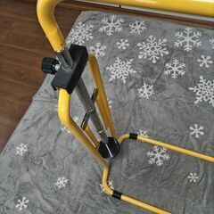 室内　鉄棒　高さ調節可能　イエローの画像