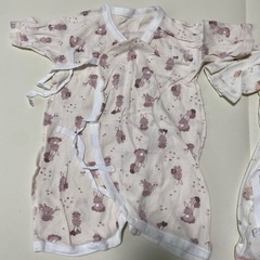 ベビー肌着2枚セット　50-60 女の子の画像