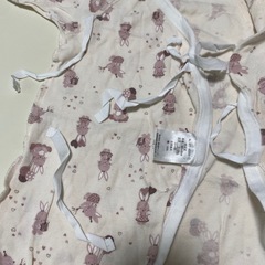 ベビー肌着2枚セット　50-60 女の子の画像