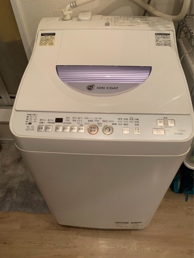 【受け渡し決定です！】シャープ洗濯機　SHARP 2012年製　5.5kg