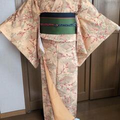 👘　正絹 小紋 枝梅 四季花 ★ これからの街着に