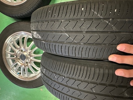 155 65 14 軽自動車　タイヤ　ホイール　セット