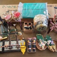 菊水作五月人形道具飾りセット