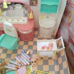 タカラ　ジェニービュウティールーム　ヴィンテージ昭和レア物　付属品が細かいため現状出品　不足品有るかも？の画像