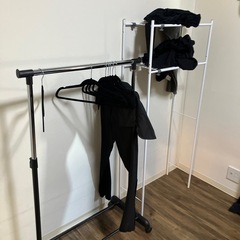 衣類をかける収納具2点
