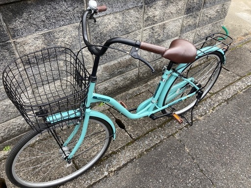 【26インチ自転車】美品❗️LEDオートライト仕様❗️アサヒサイクル製　若林自転車　膳所店　SALE中❗️