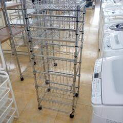 ★ジモティ割あり★  スチールラック シルバー H127×D46×W39 クリーニング済み OJ8080の画像