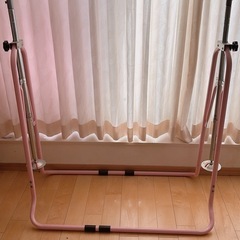 鉄棒　ピンク