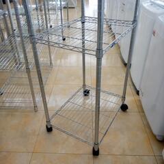 ★ジモティ割あり★  スチールラック シルバー H180×D45.5×W60 クリーニング済み OJ8081の画像