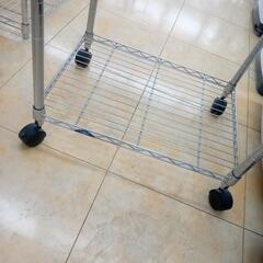 ★ジモティ割あり★  スチールラック シルバー H180×D45.5×W60 クリーニング済み OJ8081の画像