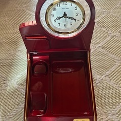 未使用 MIYABI クオーツ時計 赤