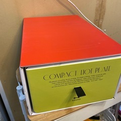 C6418】 !未使用品! お買得! BRUNO ブルーノ コンパクトホットプレート コンパクト プレート ブルー 2018年製 キッチン用品 キッチン家電 食卓の画像