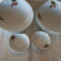 湯のみ　和皿　茶碗各5客の画像