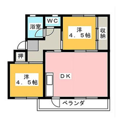 【駿河区丸子2丁目 ２DK 丸子南団地401】リフォーム済！初期...