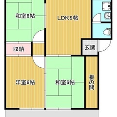 緒方アパート3LDK 家賃 4.0万円