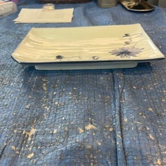 【引き取り限定】【無料】中古品　角皿　6枚セット　平皿　和柄の画像