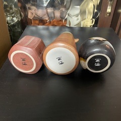 新品未使用箱入　ミニ花瓶　3点セットの画像