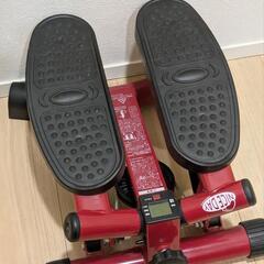 お届け無料🆓ナイスディ　ND-1Rステッパー フィットネスマシン 足踏み健康器具赤の画像