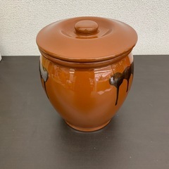 蓋付き 漬け物壺　梅干し壺 ※2400010481321