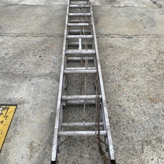 長谷川工業 HASEGAWA 軽量アルミ三連はしご HE3-70 脚立 スライダー 伸縮 6.87M の画像