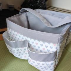 【値下げ】ニトリ　収納カゴ　オムツセットの画像