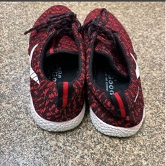 NIKE ナイキ スニーカー 赤 黒 スニーカーの画像