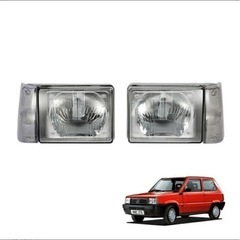 FIATパンダ141 ヘッドライト右側通行用　社外 